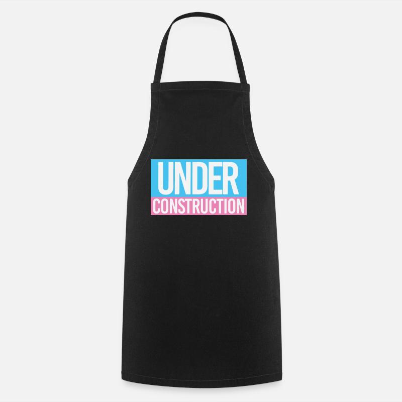 TRANS EN CONSTRUCTION - Tablier de cuisine - noir