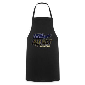 bohnenröstung kaffeebohne kaffeebecher - Kochschürze - Schwarz - Vorne - AI Model Male 185 dark (185cm)