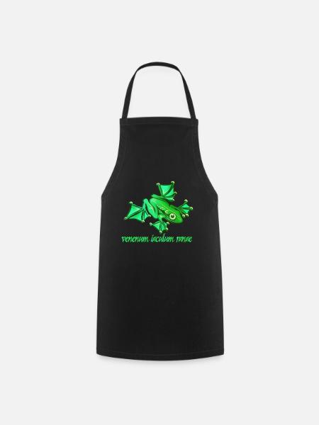 Giftfrosch - Kochschürze - Schwarz