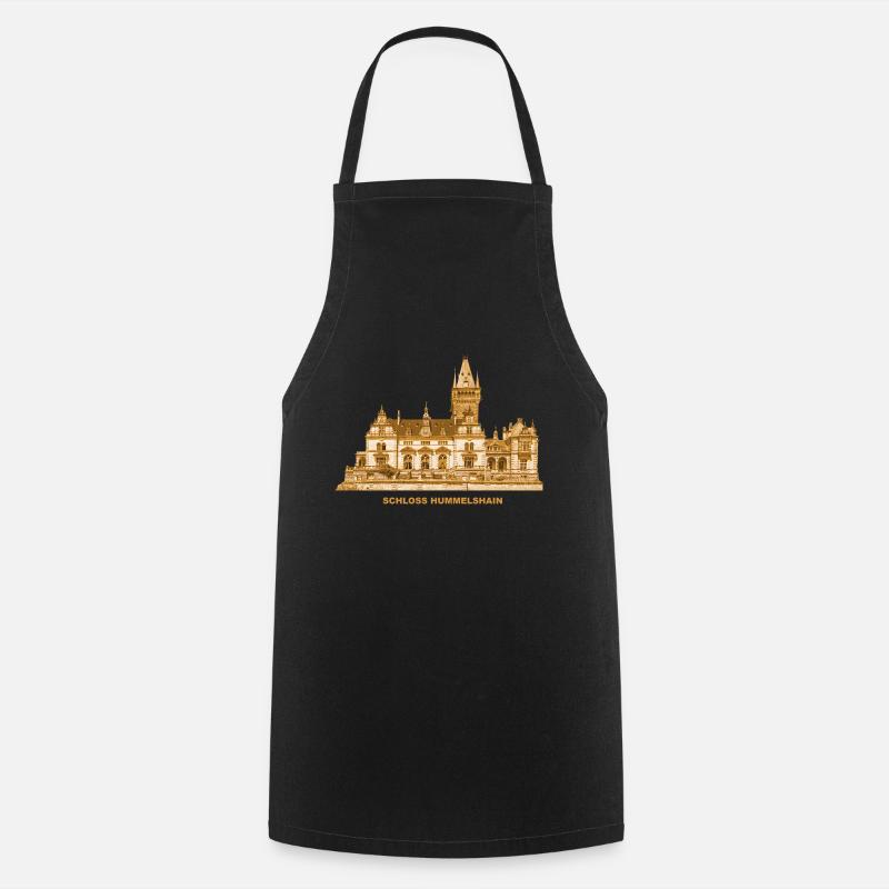Hummelshain New Castle Schmölln Thuringia - Cooking Apron - black