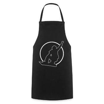 Cercle - Snowboard - (3) - Tablier de cuisine - noir - Devant - AI Model Male 185 dark (185cm)