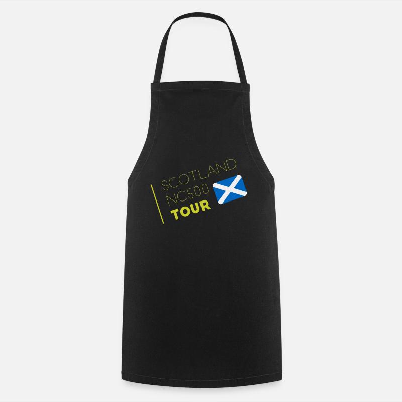 scotland nc 500 - Cooking Apron - black
