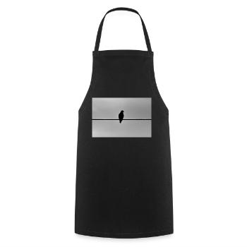 pigeon - Tablier de cuisine - noir - Devant - AI Model Male 185 dark (185cm)