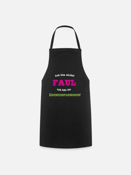 Faul - Kochschürze - Schwarz
