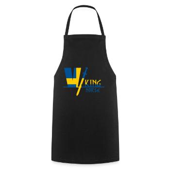 Viking Suède - Tablier de cuisine - noir - Devant - AI Model Male 185 dark (185cm)