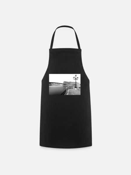 View of the "Ponte della Costituzione" - Cooking Apron - black