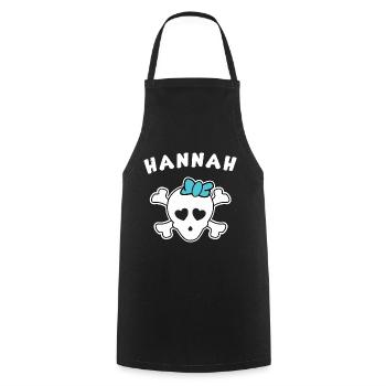 Pirate Hannah Design for Girls and Women - Cooking Apron - black - Front - AI Model Male 185 dark (185cm)