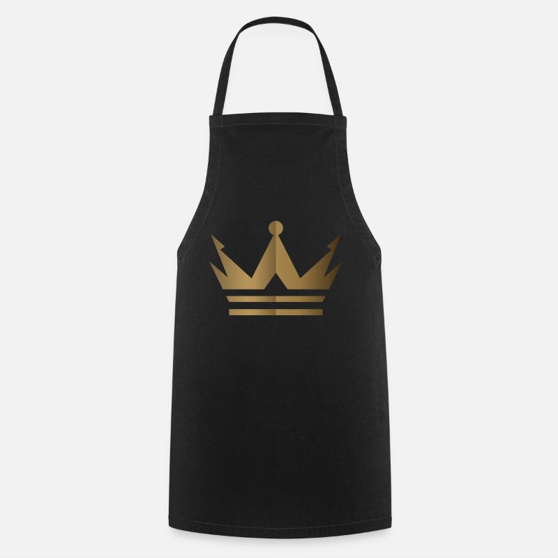 Logo de la Couronne - Tablier de cuisine - noir