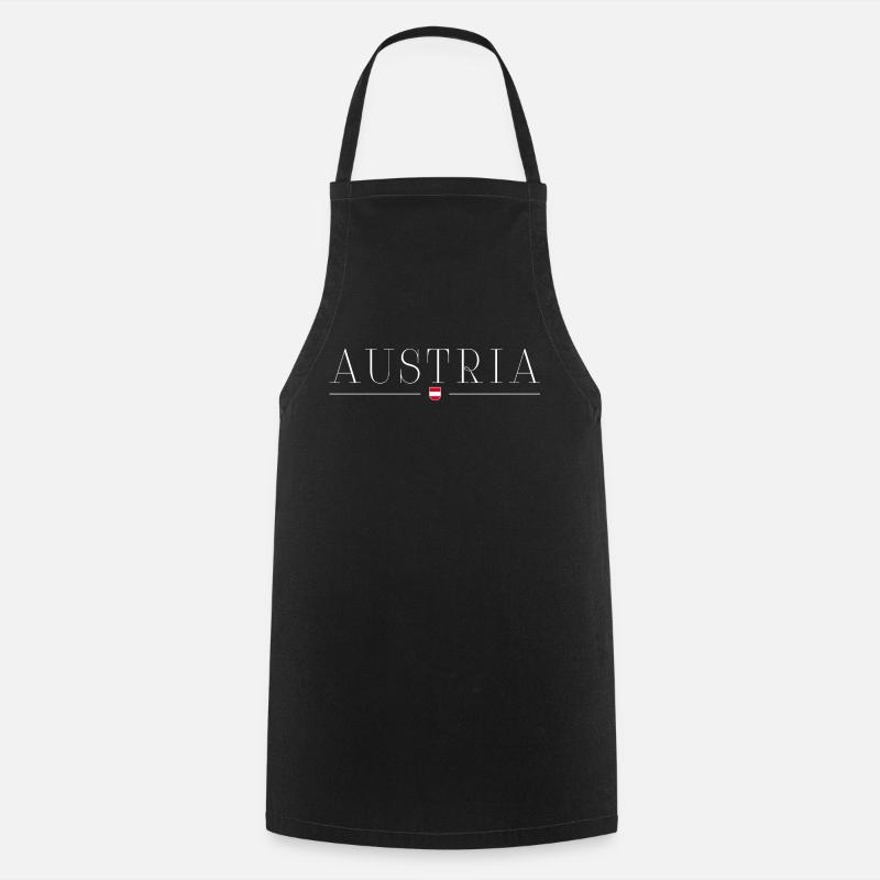 I love Austria - Cooking Apron - black