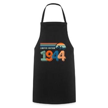 Limitierte Auflage 1944 - Kochschürze - Schwarz - Vorne - AI Model Male 185 dark (185cm)