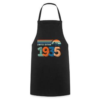 Limitierte Auflage 1935 - Kochschürze - Schwarz - Vorne - AI Model Male 185 dark (185cm)