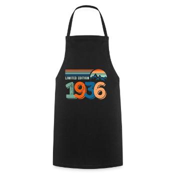 Limitierte Auflage 1936 - Kochschürze - Schwarz - Vorne - AI Model Male 185 dark (185cm)