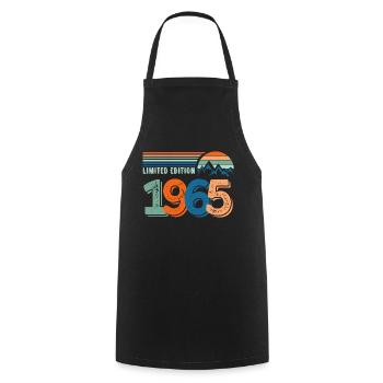 Limited edition 1965 - Tablier de cuisine - noir - Devant - AI Model Male 185 dark (185cm)