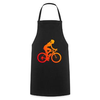 Cyclisme Cycliste Vélo Cyclisme - Tablier de cuisine - noir - Devant - AI Model Male 185 dark (185cm)