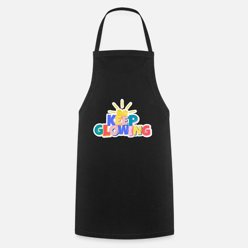 Continuez à briller - Tablier de cuisine - noir