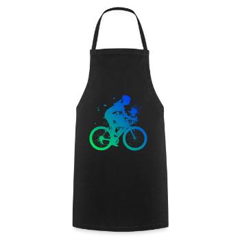 Fahrrad Radeln Velo Mtb Radfahren Mountainbike - Kochschürze - Schwarz - Vorne - AI Model Male 185 dark (185cm)