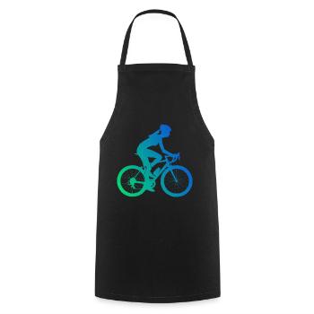Cyclisme VTT Vélo Vélo Homme - Tablier de cuisine - noir - Devant - AI Model Male 185 dark (185cm)