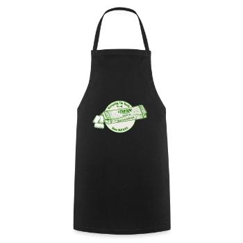 Sokrates lustiges Schierlingsgift - Kochschürze - Schwarz - Vorne - AI Model Male 185 dark (185cm)