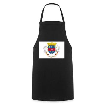 Saint-Barthélemy - Tablier de cuisine - noir - Devant - AI Model Male 185 dark (185cm)