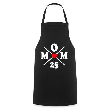 Mom 2025 - Tablier de cuisine - noir - Devant - AI Model Male 185 dark (185cm)