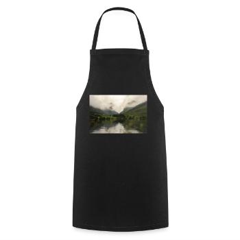 More in the clouds - Cooking Apron - black - Front - AI Model Male 185 dark (185cm)