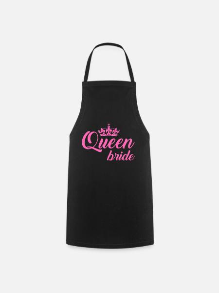 Queen Bride - Kochschürze - Schwarz
