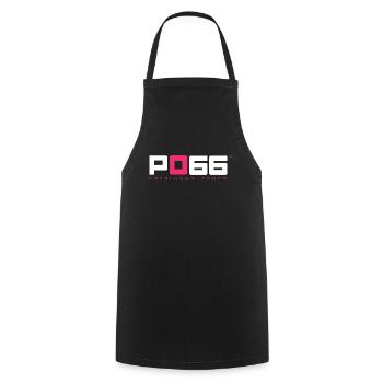 PO66 rose et Blanc - Catalunya touch - Tablier de cuisine - noir - Devant - AI Model Male 185 dark (185cm)