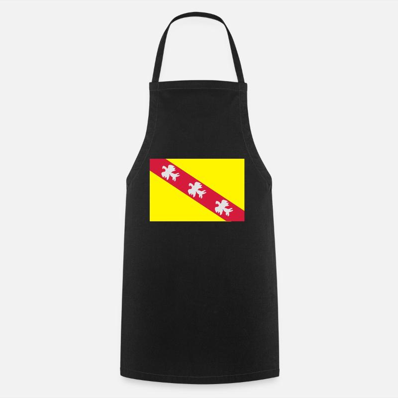 Drapeau Lorraine - Tablier de cuisine - noir