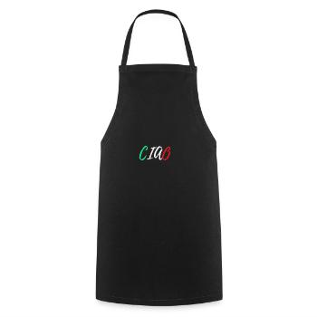 Ciao - Cooking Apron - black - Front - AI Model Male 185 dark (185cm)