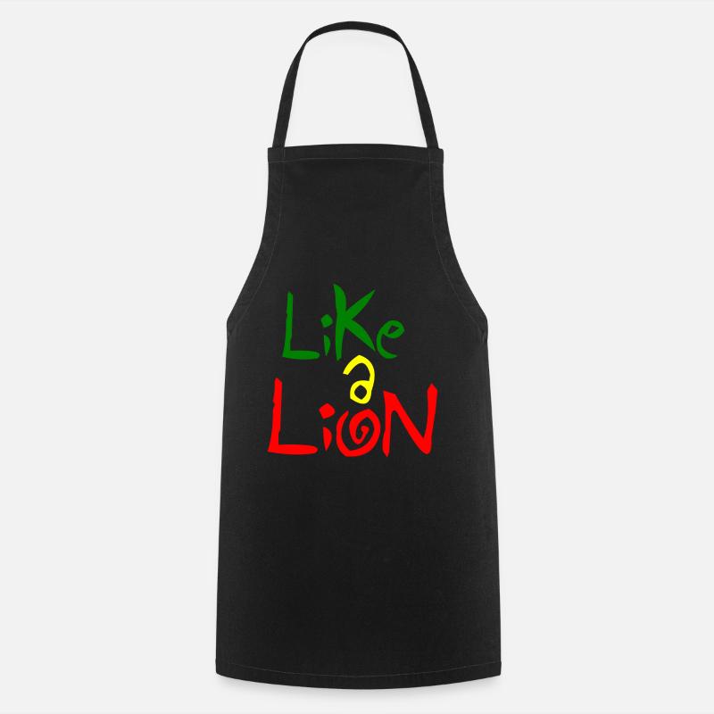 Comme un lion - Tablier de cuisine - noir