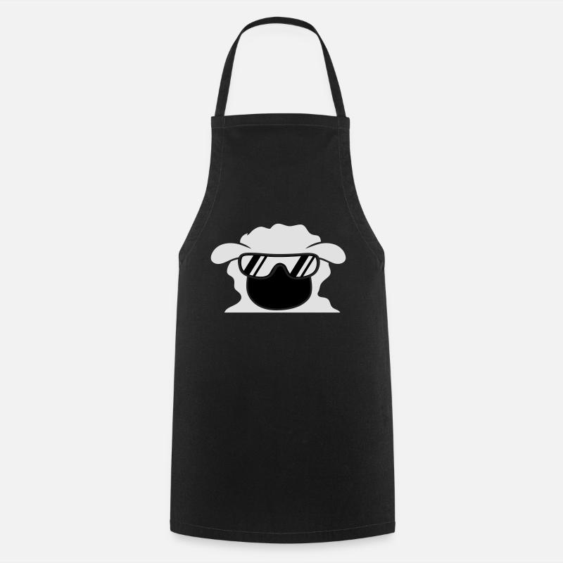 Cool Sheep - Kochschürze - Schwarz