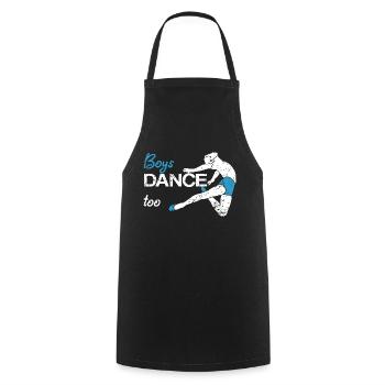 Boys Dance Too Ballet Teacher Student Dancer - Cooking Apron - black - Front - AI Model Male 185 dark (185cm)