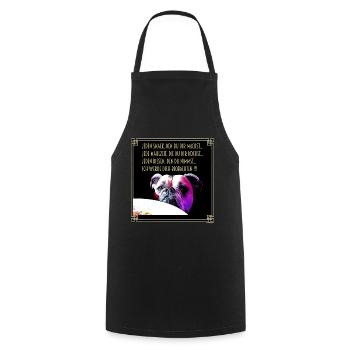 Bulldog Snack - Kochschürze - Schwarz - Vorne - AI Model Male 185 dark (185cm)