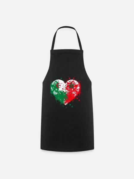 Algeria Morocco - Cooking Apron - black
