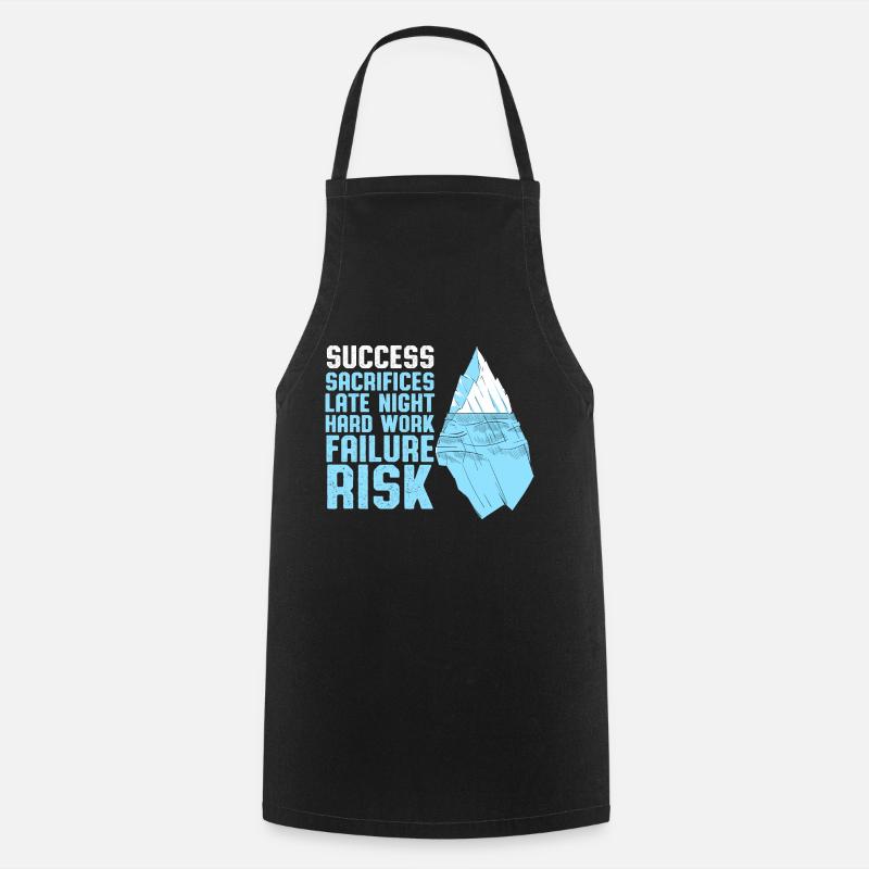 Success is succès - Tablier de cuisine - noir