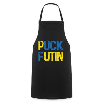 Puck Futin - Cooking Apron - black - Front - AI Model Male 185 dark (185cm)