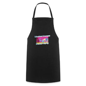 Cool party shirt summer beach vacation gift - Cooking Apron - black - Front - AI Model Male 185 dark (185cm)