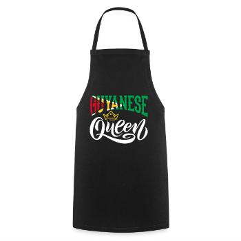Guyanais Queen Guyana Guyana Drapeau - Tablier de cuisine - noir - Devant - AI Model Male 185 dark (185cm)