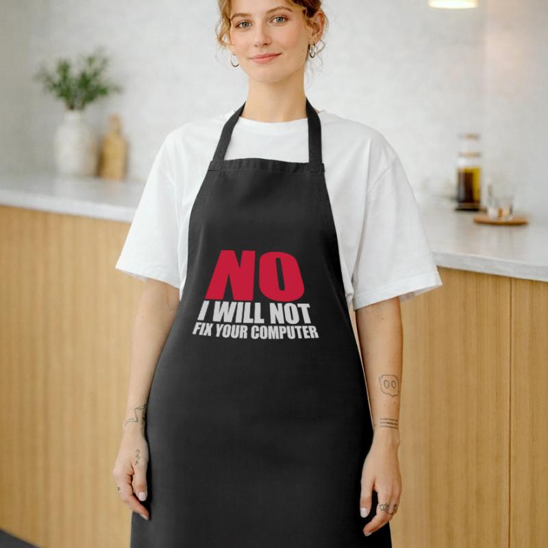 not fix your computer Cooking Apron