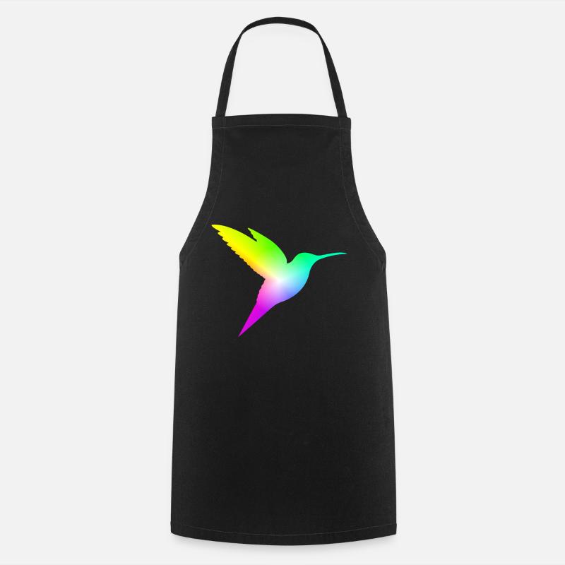 Gradient Bird - Cooking Apron - black