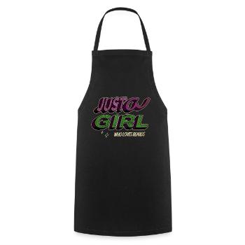 bday antiviral facical hair present - Cooking Apron - black - Front - AI Model Male 185 dark (185cm)