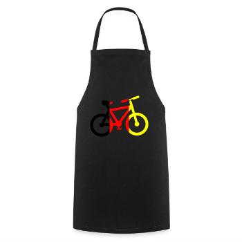 Triathlon Natation Vélo Course Marathon - Tablier de cuisine - noir - Devant - AI Model Male 185 dark (185cm)