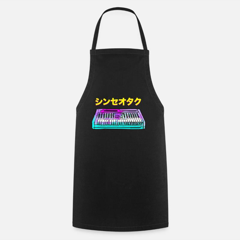 SYNTH GEEK JAPONAIS - Tablier de cuisine - noir