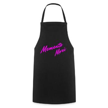 Memento Mori Coloré - Tablier de cuisine - noir - Devant - AI Model Male 185 dark (185cm)