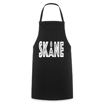 Skåne - the best landscape in Sweden - Cooking Apron - black - Front - AI Model Male 185 dark (185cm)