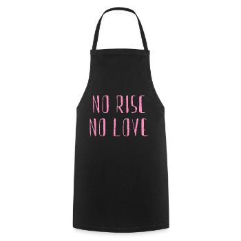 pas de risc pas d’amour - Tablier de cuisine - noir - Devant - AI Model Male 185 dark (185cm)