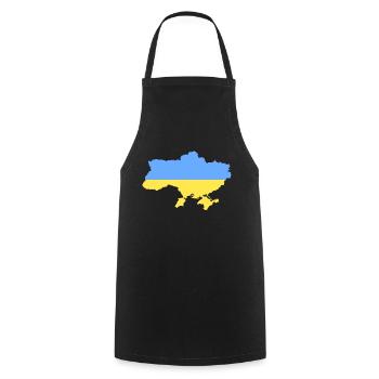 ukraine - Tablier de cuisine - noir - Devant - AI Model Male 185 dark (185cm)