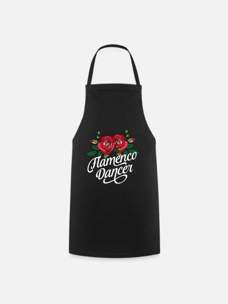 Flamenco Dancers - Cooking Apron - black