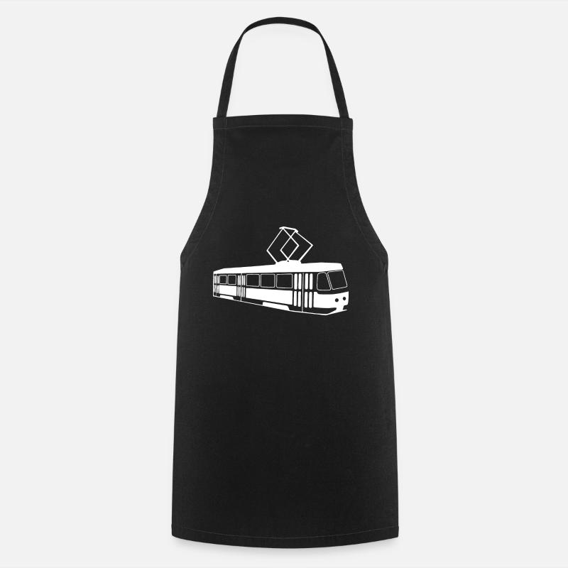 Le tramway cadeau - Tablier de cuisine - noir
