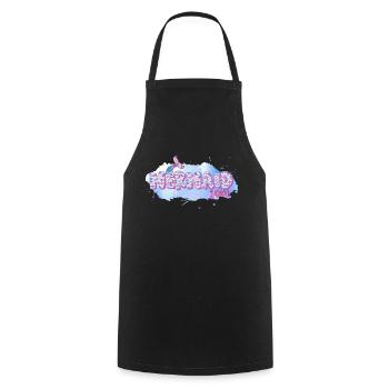 Ocean Sublimation - Cooking Apron - black - Front - AI Model Male 185 dark (185cm)